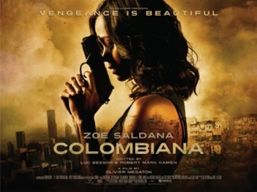 Colombiana (2011) White Tank-Top - idPoster.com
