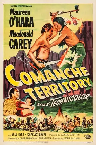 Comanche Territory (1950) Women's Colored Tank-Top - idPoster.com