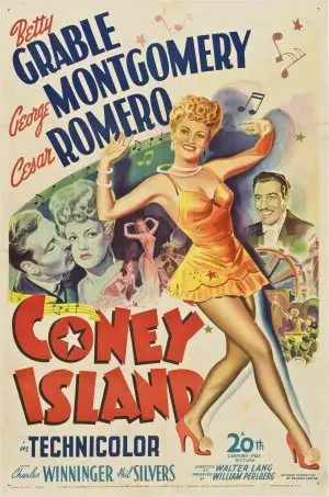 Coney Island (1943) Men's Colored Hoodie - idPoster.com