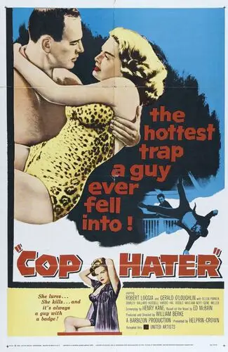 Cop Hater (1958) White T-Shirt - idPoster.com