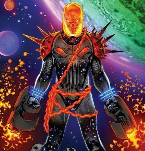 Cosmic Ghost Rider Men's Colored Hoodie - idPoster.com