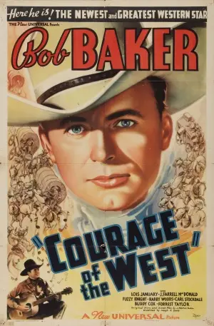 Courage of the West (1937) Baseball Cap - idPoster.com