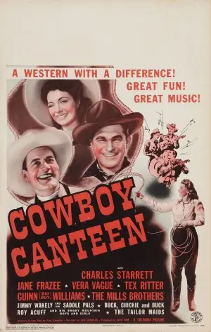 Cowboy Canteen (1944) White T-Shirt - idPoster.com