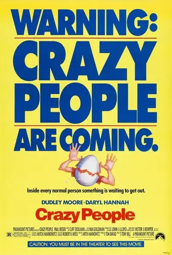 Crazy People (1990) White Tank-Top - idPoster.com