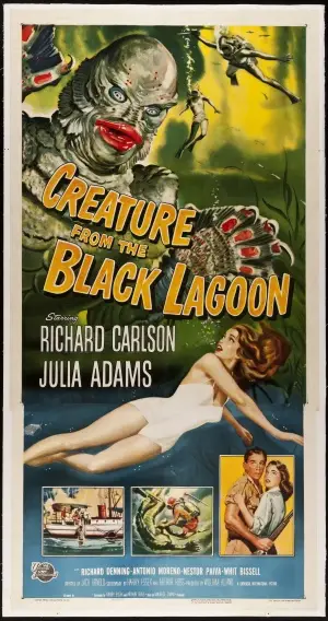 Creature from the Black Lagoon (1954) White Tank-Top - idPoster.com