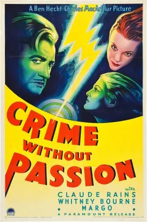 Crime Without Passion (1934) Women's Colored  Long Sleeve T-Shirt - idPoster.com