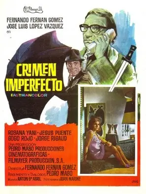 Crimen imperfecto (1970) Drawstring Backpack - idPoster.com