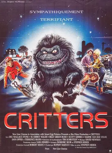 Critters (1986) Men's Colored  Long Sleeve T-Shirt - idPoster.com