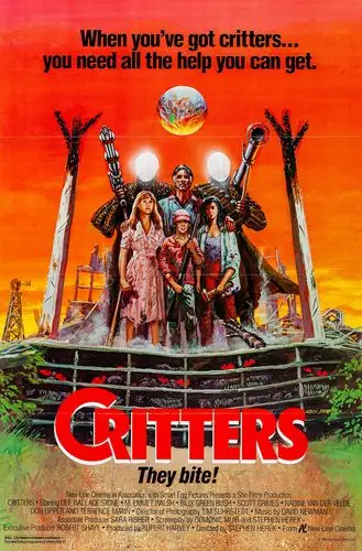 Critters (1986) Men's Colored T-Shirt - idPoster.com