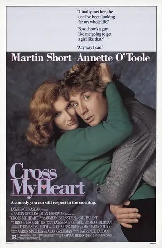 Cross My Heart (1987) Men's Colored  Long Sleeve T-Shirt - idPoster.com