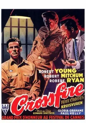 Crossfire (1947) Men's Colored T-Shirt - idPoster.com