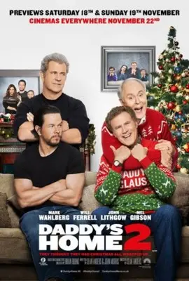 Daddy's Home 2 (2017) Men's Colored  Long Sleeve T-Shirt - idPoster.com
