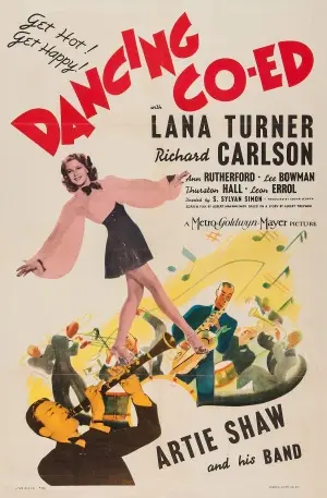 Dancing Co-Ed (1939) Women's Colored Hoodie - idPoster.com