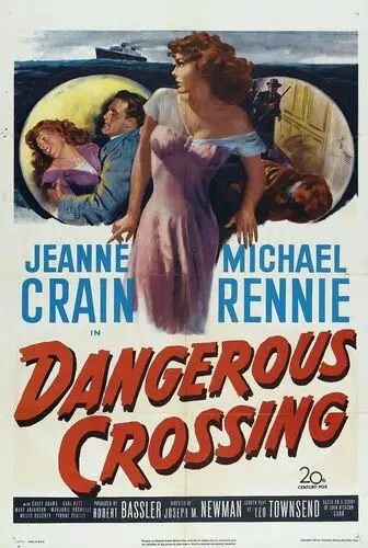 Dangerous Crossing (1953) Women's Colored Hoodie - idPoster.com