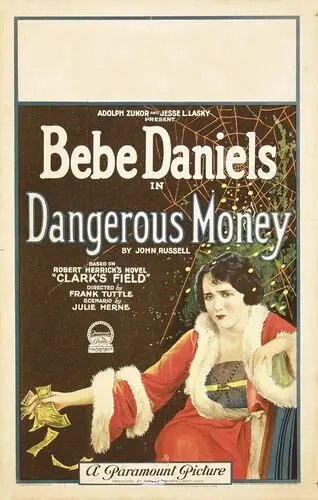 Dangerous Money (1924) Women's Colored Tank-Top - idPoster.com