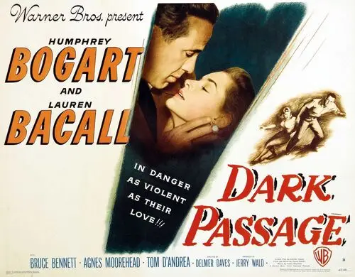 Dark Passage (1947) Drawstring Backpack - idPoster.com