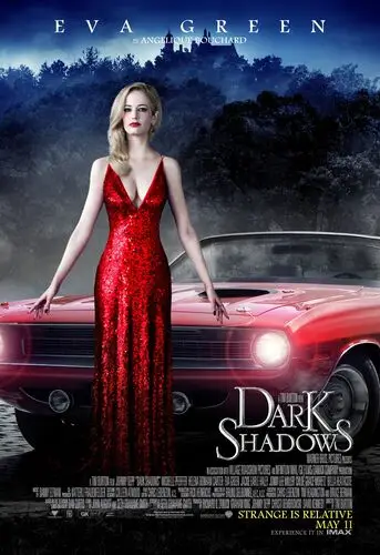 Dark Shadows (2012) Women's Colored  Long Sleeve T-Shirt - idPoster.com