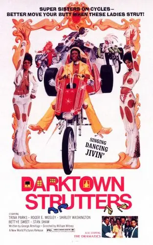 Darktown Strutters (1975) Women's Colored Tank-Top - idPoster.com