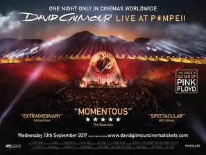 David Gilmour Live at Pompeii (2017) Wall Poster picture 726495
