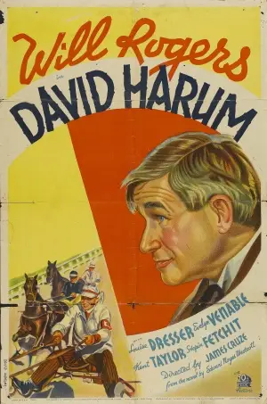 David Harum (1934) Drawstring Backpack - idPoster.com