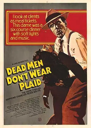 Dead Men Don't Wear Plaid (1982) White Tank-Top - idPoster.com