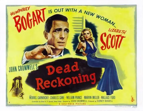 Dead Reckoning (1947) Men's Colored  Long Sleeve T-Shirt - idPoster.com