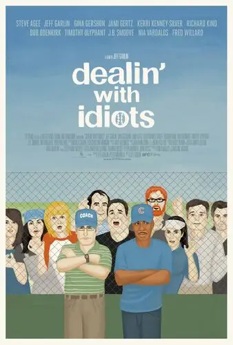 Dealin' with Idiots (2013) Men's Colored  Long Sleeve T-Shirt - idPoster.com