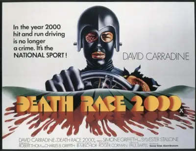 Death Race 2000 (1975) Drawstring Backpack - idPoster.com