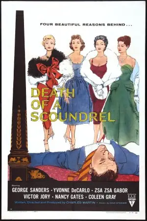 Death of a Scoundrel (1956) Women's Colored T-Shirt - idPoster.com