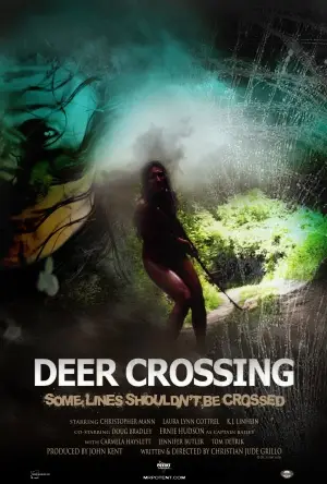 Deer Crossing (2012) White T-Shirt - idPoster.com