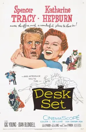 Desk Set (1957) White Tank-Top - idPoster.com
