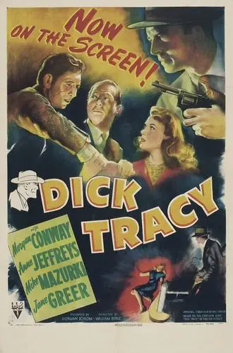 Dick Tracy (1945) Women's Colored T-Shirt - idPoster.com
