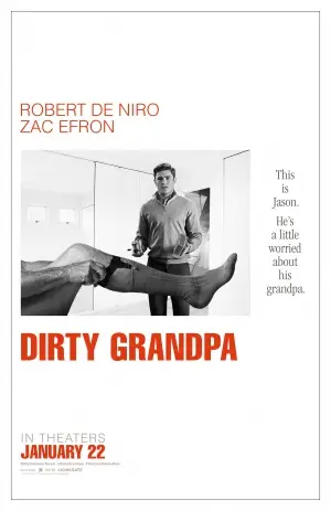 Dirty Grandpa (2016) White T-Shirt - idPoster.com