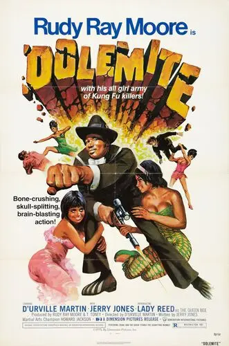 Dolemite (1975) White T-Shirt - idPoster.com