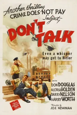 Don't Talk (1942) Drawstring Backpack - idPoster.com
