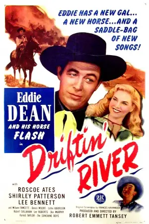 Driftin' River (1946) Women's Colored T-Shirt - idPoster.com