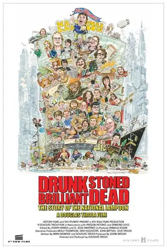 Drunk Stoned Brilliant Dead The Story of the National Lampoon (2015) Women's Colored Tank-Top - idPoster.com