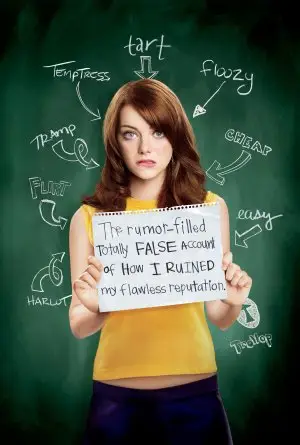 Easy A (2010) Women's Colored  Long Sleeve T-Shirt - idPoster.com