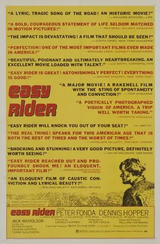 Easy Rider (1969) Men's Colored T-Shirt - idPoster.com