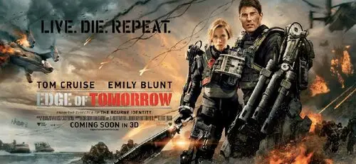 Edge of Tomorrow (2014) White Tank-Top - idPoster.com