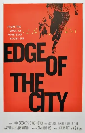 Edge of the City (1957) Women's Colored  Long Sleeve T-Shirt - idPoster.com
