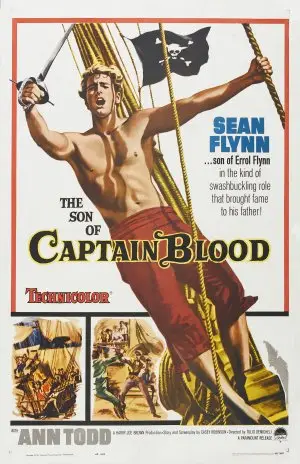 El hijo del capitan Blood (1962) Men's Colored  Long Sleeve T-Shirt - idPoster.com
