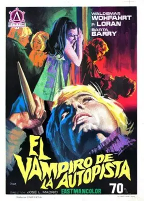 El vampiro de la autopista (1970) Women's Colored  Long Sleeve T-Shirt - idPoster.com