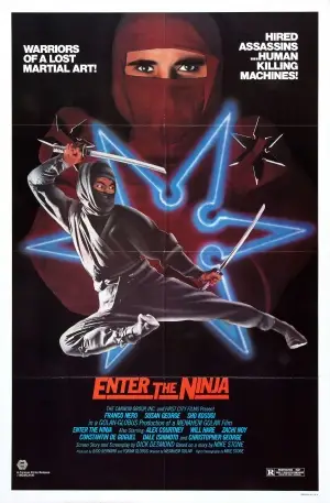 Enter the Ninja (1981) Men's Colored  Long Sleeve T-Shirt - idPoster.com