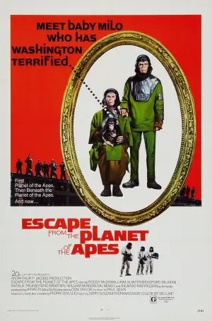 Escape from the Planet of the Apes (1971) Women's Colored  Long Sleeve T-Shirt - idPoster.com