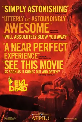 Evil Dead (2013) Women's Colored T-Shirt - idPoster.com