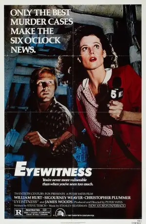 Eyewitness (1981) Women's Colored T-Shirt - idPoster.com