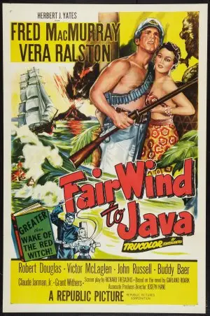 Fair Wind to Java (1953) Men's Colored  Long Sleeve T-Shirt - idPoster.com