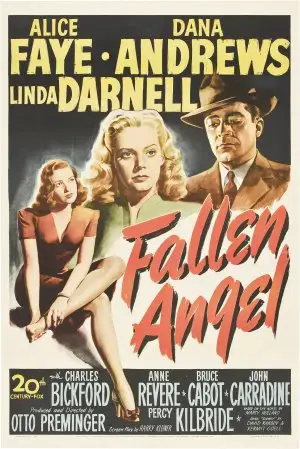 Fallen Angel (1945) Women's Colored T-Shirt - idPoster.com