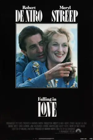 Falling in Love (1984) Men's Colored Hoodie - idPoster.com